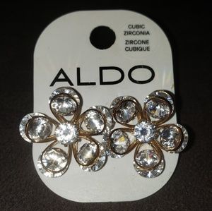 Aldo Flower Diamond Earrings